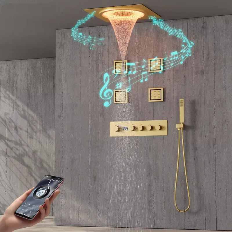 Spa & Wellness Earth City Москва - Set Doccia LED Intelligente con Musica,