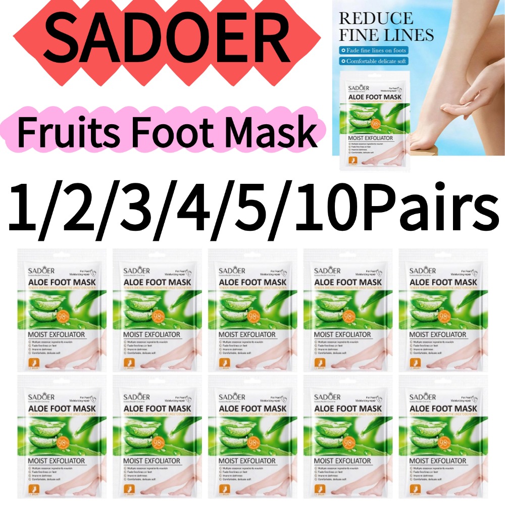 Foot Mask Peeling - SADOER 1/2/3/4/5/10 Paia di Maschere per