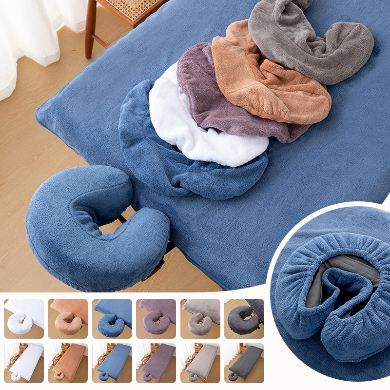 Wellness Spa With Massage - Lenzuola in pile corallo per lettini