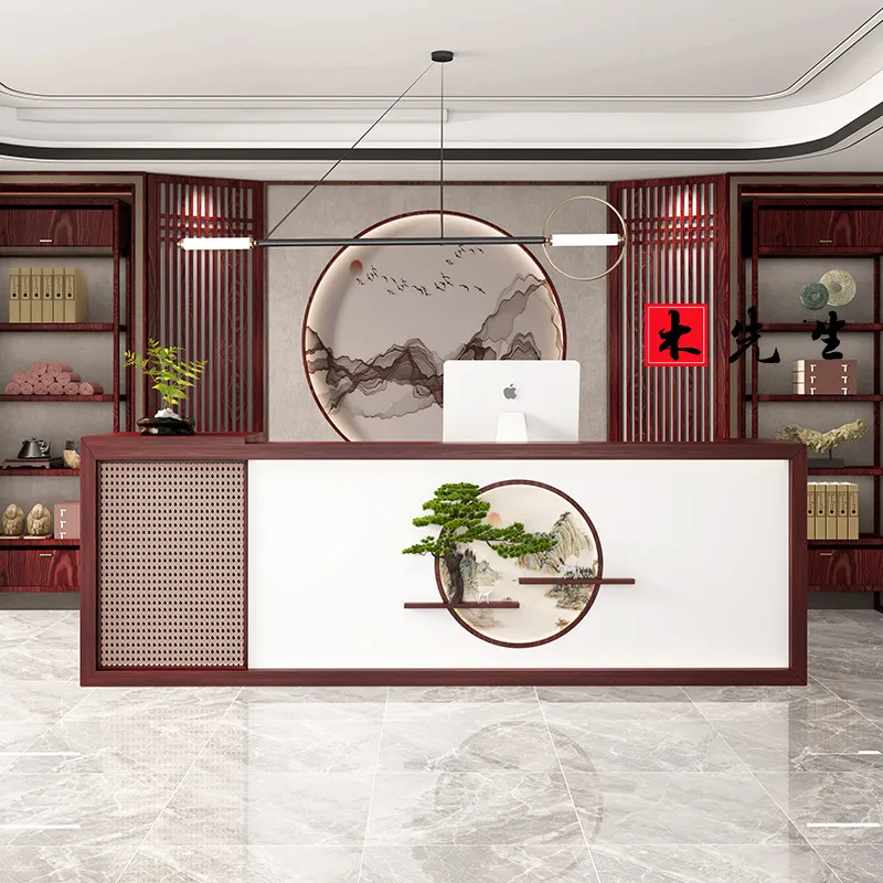 Bancone Reception in Legno Mas - Wellness Spa With Hotel recensione e prezzo